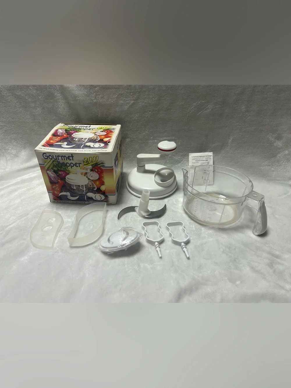 Gourmet Chopper 2000 manual multi-purpose food processor